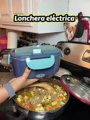 Lunch Box,Portable Food Warmer for Cars,Trucks,Home Work Adult Food Warmer,Leak Proof,80W Fast Heating,110V/12V/24V#lunch #lunchbox #cocina #comida #bigdreamsstartsmall 