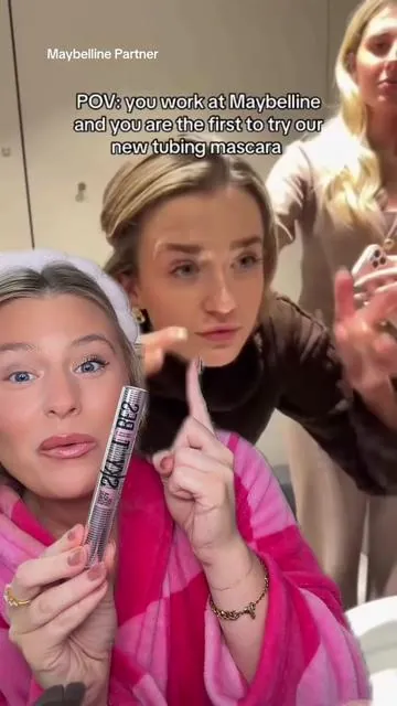 NEW Maybellines first ever tubing mascara: Lash Sensational Sky Tubes Sky High Tubing Mascara @Maybelline NY Duet with: @Laura Rose #mascarareview #tubingmascara #skytubes #maybellinepartner #tiktokshopcreatorpicks 