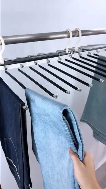 Trust me… your closet will thank you 😌 #SpaceHacks #OrganizedLife#tiktokfinds #weeklydeals #organizewithme 