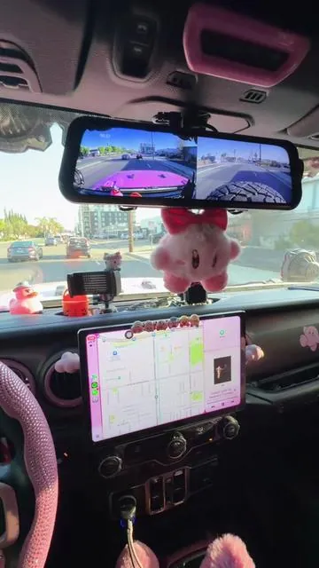 I am obsessed with my wolfbox dashcam🩷 #fyp #foryoupage #paratiiiiiiiiiiiiiiiiiiiiiiiiiiiiiii #jeeplife #wolfbox 