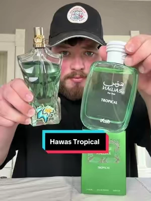Testing the paradise garden dupe hawas tropical #paradisegarden #cologne #fragrance #summercologne #fragrancetiktok 