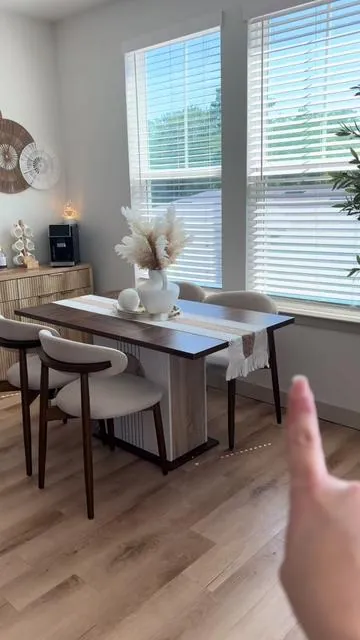 RECTANGULAR DINING TABLE #diningtable #rectangulardiningtable #mesadecomer #tribesings 