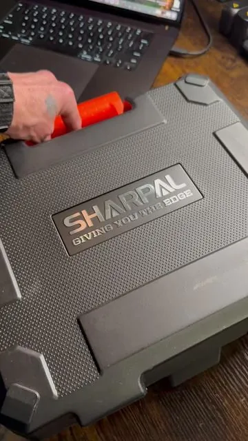 This is the SHARPAL 202H precision knife sharpening system—adjustable angles, multiple grit plates, and consistent razor-sharp edges every time.  #SHARPAL #KnifeSharpener #EDCgear #KnifeCollection #SharpeningSystem