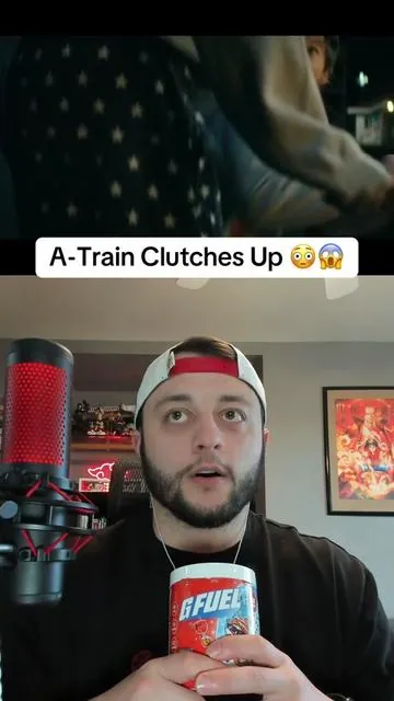 A-train clutches up 😳😱  #theboys #theboysseason5 #homelander 