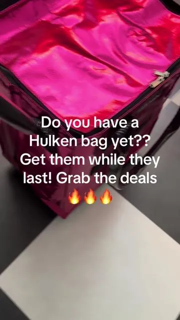 Hurry before your favorite Hulken bag color sells out! Grab the coupon deals! @Hulken #hulken #hulkenbag #fyp #deals #foryou 