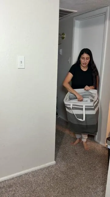 Canasta para la ropa sucia#canasta #cesta #ropasucia #LearnOnTikTok #tiktokshopspringglowup 