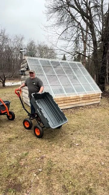 This garden cart will be out of stock soon. If you want one you’ll need to act on it right away. These cards are tough which make it great for gardening, block, bricks, stone, topsoil firewood and more. Click on the orange shopping cart below for more information. Some models may be out of stock. Click on the orange shopping cart to check for availability  #garden #gardening #yardwork #vevor 