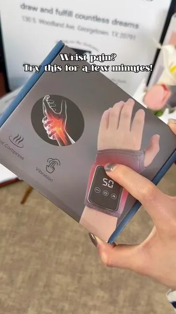 Wrist pain? Try this for a few minutes! 0000#handmassager #hotcompression #wristwrap #tiktokmademebuyit