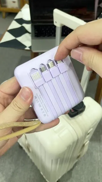 Say goodbye to the embarrassment of a dead phone! This pocket-sized power bank ensures all your devices-whether iPhone or Android-stay fully charged at all times, keeping you connected even while on the go.#charmast #powerbank #4in1charger #portablecharger#techvibes
