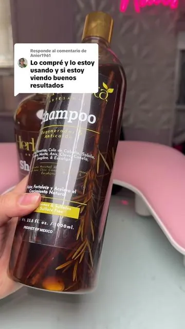 Respuesta a @Anier1961 #tiktokshopcreatorpicks #shampooherbal #herbalshampoo #caidadelcabello #cabellosaludable 