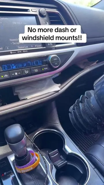 I love my large cup holder & extendable phone mount from @JOYTUTUS!! #carmusthaves #caraccessories #phonemount #cupholder #2in1 