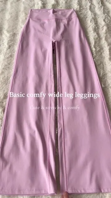 Didn’t think under $14 & free shipping pants could be this  good today #pants#widelegpants#musthaves #dailywear#sportwear#workout#leggings#freeshipping #spotlightfind#springfashion 