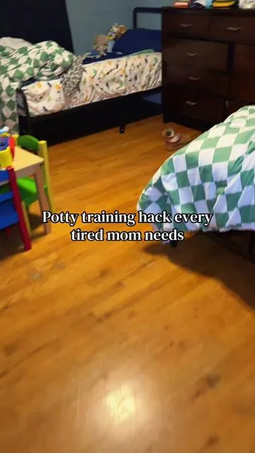 Potty training tip that will save your sanity—these Improvia Washable Underpads go right on top of your toddler’s sheets so if there’s an accident in the middle of the night, you’re not stripping the whole bed at 2am. Just pull this off, quick swap, and everyone goes back to sleep. They’re soft, actually stay in place, and hold up really well after washes, which makes them a must during that in-between potty training stage #pottytraining #pottytraininingmama #toddlermom 