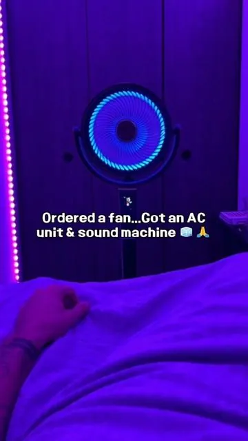 They wern't lieing about that turbo mode🥶💨 #hotsleepersolution #coolingfan #sleep #pedestalfan #cooloff
