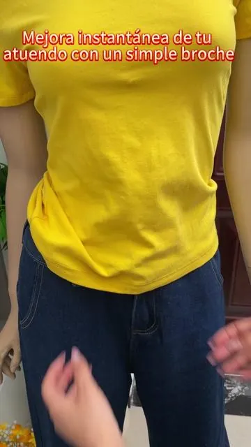 Botón de perla multiusos que evita que se abra la ropa, ajusta la cintura y resalta tu figura. #AjustaLaCintura #AntiDesliz #TrucoParaCinturaGrande #LucirMásDelgada"