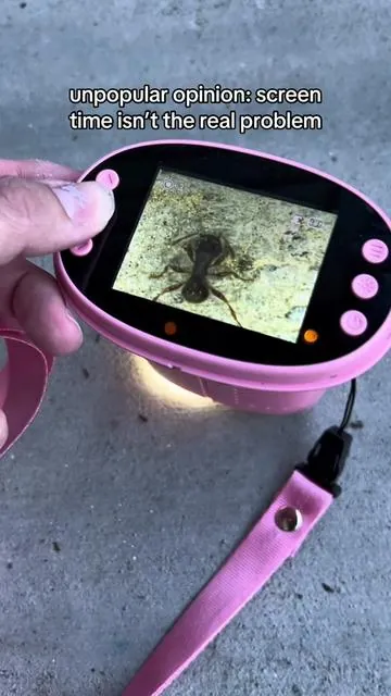 Favorite addition to my homeschool toolkit! Kids microscope with screen for outdoor activities and educational play. Love that it’s a portable handheld microscope for kids that works well for summer, road trips, and vacations. Great STEM toy for curious kids.  #kidsmicroscope #portablemicroscope  #outdooractivitiesforkids  #tiktokshoprestock  #tiktokshopcreatorpicks 