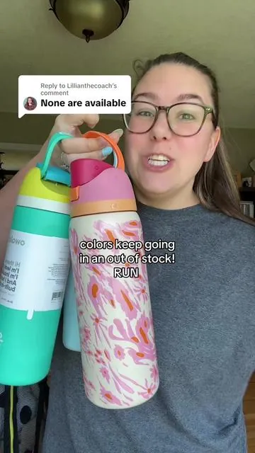 Replying to @Lillianthecoach it appears like they’re out of stock but scroll all the way to the end there’s colors that keep going in and out of stock! #owala #targetfinds #bullseyedeals #waterbottle 