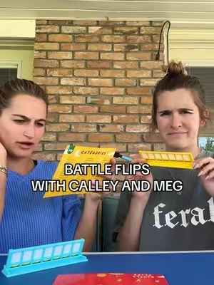 Battle Flip-Category: RUDE WORDS👀 #battleflip #bigpotatogames #calleyandmeg @Big Potato Games @Calley Blue @MegDav 