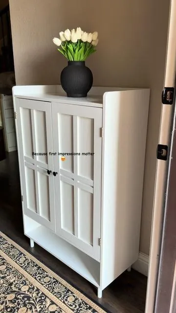 Affordable shoe cabinet for your entryway that can fit bigger shoe sizes!  Grab your color from the link. @ONBRILL OFFICIAL  #shoecabinet #entrywayshoecabinet #tiktokshopmothersday #tiktokshopstockup #tiktokshopcreatorpicks 