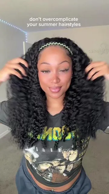 HALF-WIGS 🚫 LEAVE OUT!! 😍 @Pobokix  Product details: 3 In 1 Half Wig Burmese Curly 26" ✨ Click the orange shopping cart! 🛒🧡⬇️ #WeeklyDeals #burmesecurly #pobokixhair #curlywig #halfwig