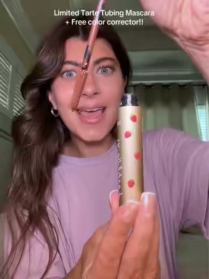 limited Tartelette tubing mascara bundle in brown with free color corrector and Finnsul powder!! #brownmascara #tubingmascara #tartebundle #tiktokshopcreatorpicks @tarte cosmetics 