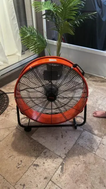 VEVOR Drum Fan, 24 Inch High Velocity Industrial Shop Fan, Heavy Duty Commercial Use 3-Speed 8600CFM, 360°Adjustable Tilting,0-2h Timer Industrial Floor Fan for Warehouse,Workshop,Factory, Basement##fan#factory##havydutyfan#ventilador#compra