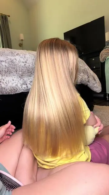 This made brushing her hair so much easier 💛 #bareanatomyhairserum #silkyhair #shinyhair #hairtok #deephydration 