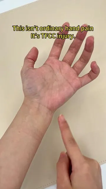 Don't take this lightly — this is a TFCC issue.#tiktokmademebuyit #handcare #TFCC #wristpain #emstherapy 