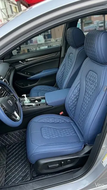 #carsoftiktok #seatcovers #coverado #carmakeover #blueinterior 