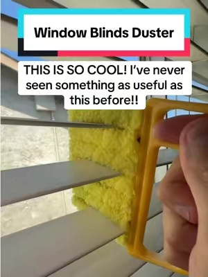 This duster makes cleaning your blinds so much easier! #cleaningtiktok #cleaningtools #homecleaning #dust #duster 