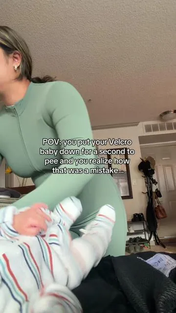 This @Momcozy Official baby carrier wrap is my go-to wrap to keep my baby attached to me 24/7 lol. #velcrobaby #2026baby #babycarrier 