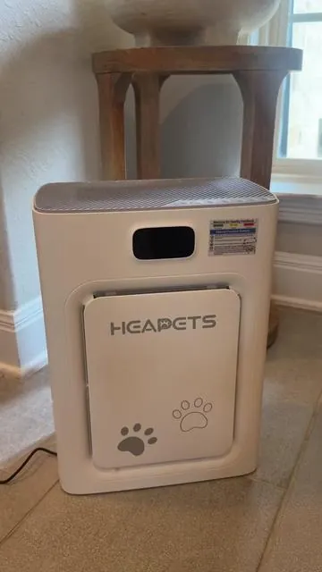 Keep your air clean! ☺️ #airpurifier #cleanhome #petodor #petairpurifier #dog 