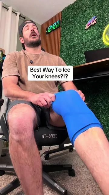 Fitomo knee ice sleeve  #badknees #kneepain #kneepainrelief #kneesurgery #tiktokshopfinds 