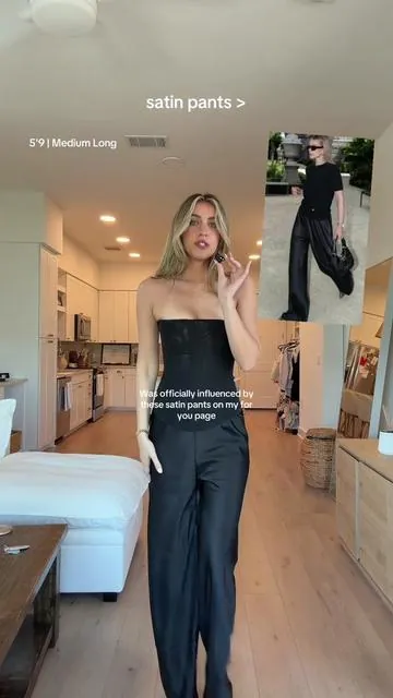 Loveee a satin pant!!
