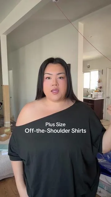 #plussize #plussizefashion #offtheshoulder #offtheshouldershirt #ootd 