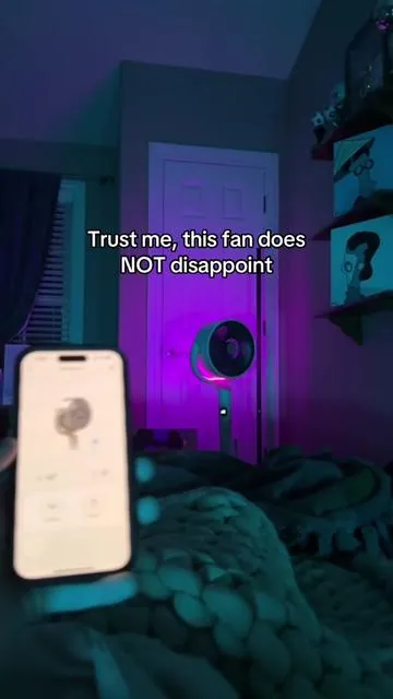 This fan does NOT disappoint 🥶🧊 #standingfan #hotsleepersolution #fan @Dreo 