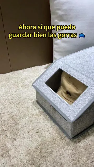 Este organizador especial para gorras mantiene las tuyas bien firmes y protegidas del polvo. ¡Es una maravilla! #tiktokshopjumpstartsale #hatstorage #hatbox #closetorganization #closetmakeover