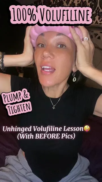 This is my favorite skincare secret gem! There are a lot of fakes out there or other brands claiming to have the best volufiine, but i will NEVER switch from this one!!! I’ve been using this longer than any other skincare product i currently use. #volufiline #skincareroutine #beautyhacks #fyp #beautytok 