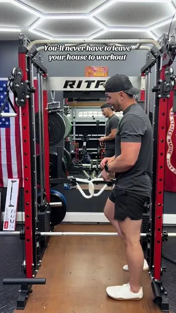 You can now get a full bundle with everything! The RitFit M1 2.0 Smith Machine Home Gym Package has the smith, cables, weights, and bench so you can train everything without ever leaving home #TikTokShopCreatorPicks #TikTokShopStockUp #HomeGymSetup #StrengthTraining #BigDreamsStartSmall