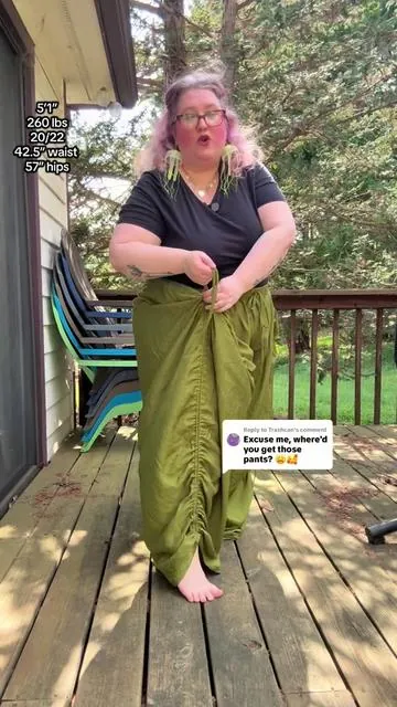 Replying to @Trashcan 0XL-4X Women's Oversized Loose-Fit Pants ✨ #plussizepants #curvystyle #curvyfashion #fatshion #tiktokshopstockup 
