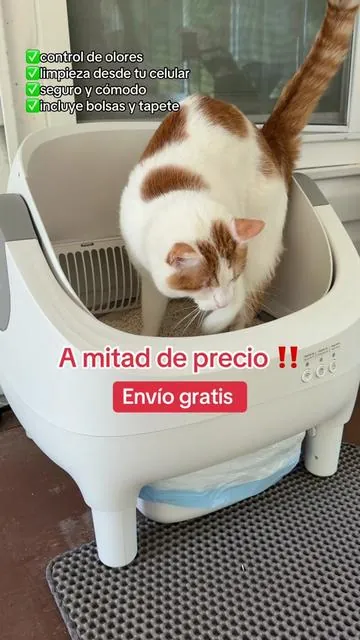 Arenero automático para gatos #areneroautomatico #catlitter #areneroparagatos #TikTokShopCreatorPicks #BigDreamsStartSmall 