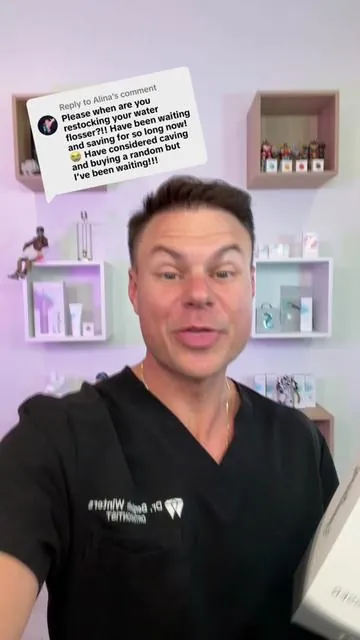 We finally did it and it’s back! The Aqua clean duo water flosser is back and better than ever thanks to you guys! Get it while you can! 😳🔥🙌🏻🙌🏻 #waterflosser #tonsilstones #badbreath @Something Nice ❤️🧬 