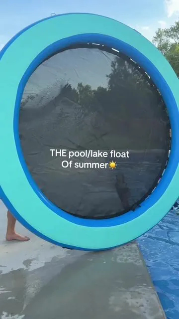 Seriously the coolest floatie for a pool or lake.🏖️ play, jump off, or relax on this huge float. It fits so many people at once and comes with a rope to tie to a dock or boat as well✨ Very high quality! 10/10 @amerlifeofficial @Amerlife US #poolfloat #summerfun #bigdreamsstartsmall #tiktokshopstockup #aprilrestock 