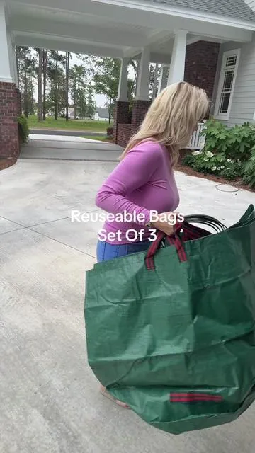 #heavydutybags #yardworkhelper #clothestoysstorage #easyholdhandles #reuseable72gallonbags 