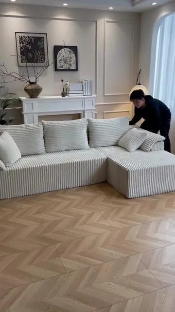 You can’t beat this deal for a big couch #fyp #bonelesscouch #junmfurniture #sectional #home 