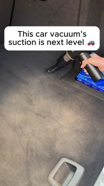 Powerful suction for a spotless car interior#CarDetailing #AutoCare #CarEssentials #CleanRide #itutnY8vacuum 