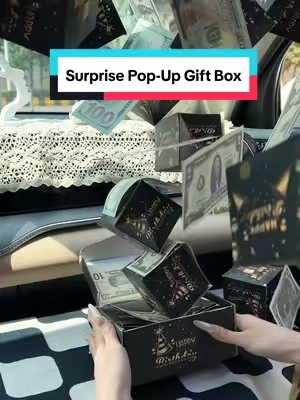 Birthday Surprise Explosion Box. #birthday #birthdaygift #surprise #TikTokMadeMeBuyIt #money 
