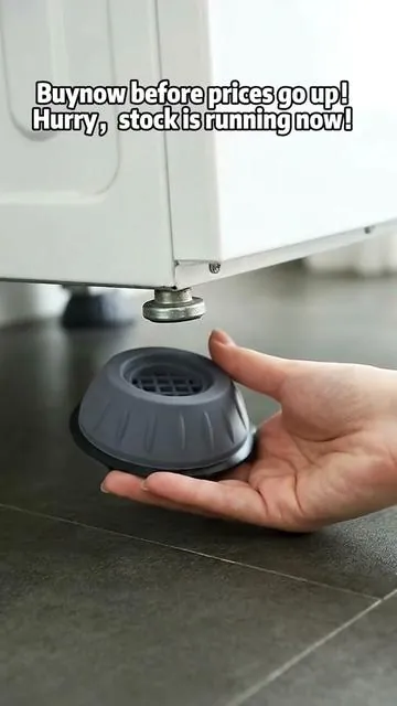 Hate cleaning under the washer? 🫣 Our risers make it a pull-and-clean breeze! 🧹#CleaningHack #DeepClean #homemaintenance 