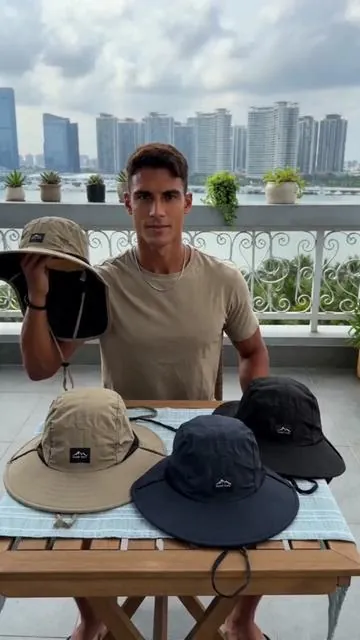 Lightweight cap. Neck flap. Sun can't touch you. 🏔☀🚫#hikinghat #neckflap #sunprotection #lightweightgear #tiktok 