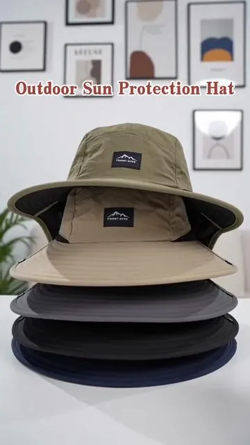 Outdoor Sun Protection Hat#men #tiktokshop #sunhat #foryou #summer 